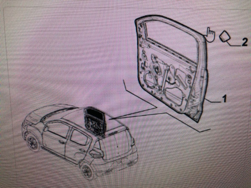 Puerta Delantera Derecha Fiat Mobi Easy Way Original