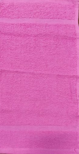 Toalla Social Ciranda Social Colores Lisos Con Toallon De 44cm X 22cm Color Rosa