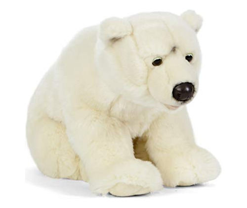 Oso Polar De La Naturaleza Viva, Juguete De Oso Suave B31g5