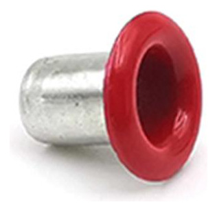 Kit De Ilhós De Metal 100x, Pequenos Ilhós, Vermelho
