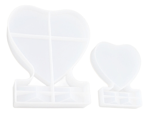 Molde De Silicona Para Marcos De Fotos Con Forma De Corazón,