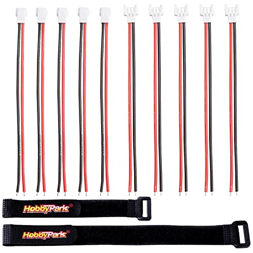 Conector Hobbypark 2.0mm Para Batería 1s Lipo - 5 Pares