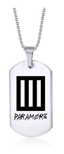 Collar Paramore Joya Unisex Acero Quirúrgico 316l