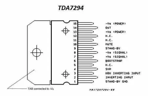 Tda7294 Amplificador De Audio 100w