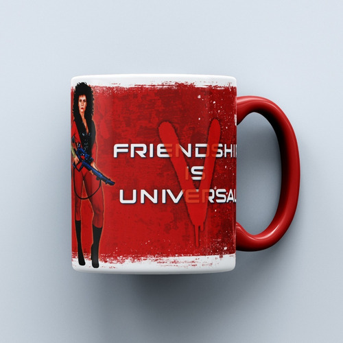Taza Cerámica V Invasión Extraterrestre Diana Donovan Ur