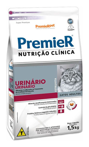 Premier Nutrición Clínica Gato Urinary Struvita