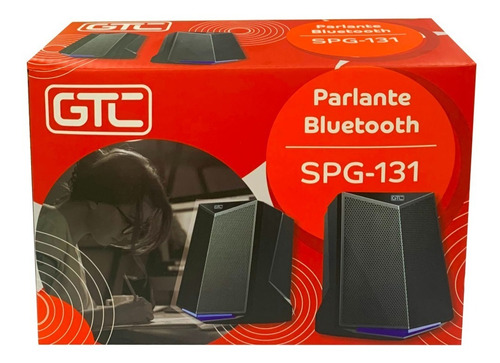 Imagen 5 de 6 de Parlante Bluetooth Gtc 2.0 Con Luces Led Azul Spg-131