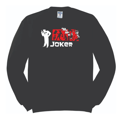 Sudadera Joker Logo Clasico Animado Guason Unisex
