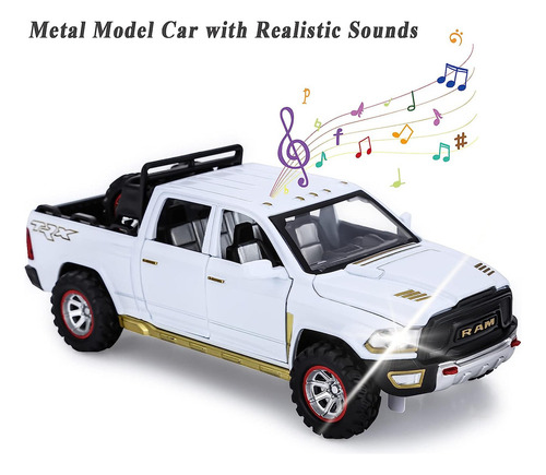 M Camioneta De Juguete Sasbsc, Modelo Ram 1500, Escala 1:32