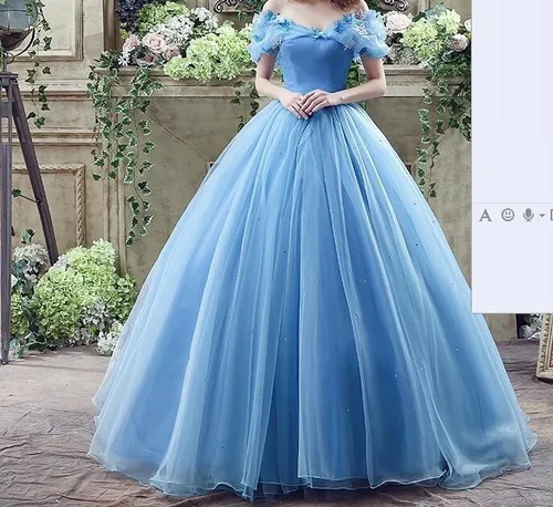 Vestidos Xv A os Quincea os 15 A os Cenicienta Azul Tul Wa