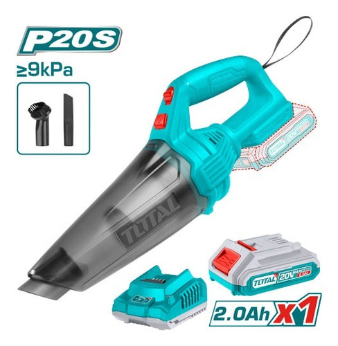 Aspiradora Portatil 0,5 Lt Inalam 20v Total Tools Tvli20126