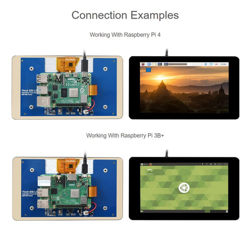 Pantalla Táctil Capacitiva De 7 Pulgadas Waveshare