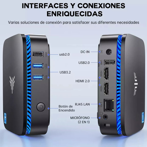 Mini Pc Kam Rui Ak1 Plus, Intel N95, 8gb Ram, 256gb Windows