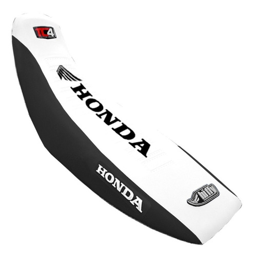 Funda Asiento Tc4 Estampada Honda Xr 125 150 Blanc Negro Fas