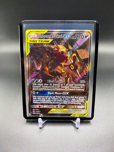 1 Carta Tcg Pokemon Umbreon & Darkrai Tag Team Gx