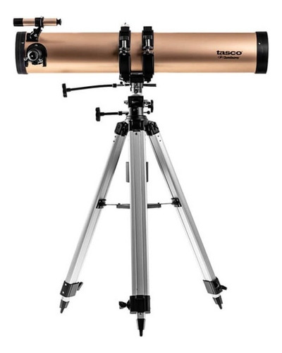 Telescopio Astronomico Tasco Luminova Reflector Profesional 114 mm x 900 Ecuatorial Color Dorado