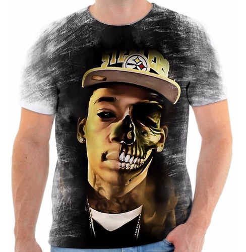 Camisa Camiseta Personalizada Wiz Khalifa Cantor Rapper