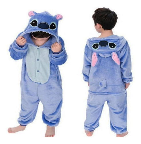 Pijama Stitch Importado Niños 1,10 - 1,20 - 1,30 - 1,40 2817