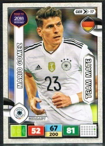 Carta Adrenalyn Xl Road To Rusia 2018 / Mario Gomez