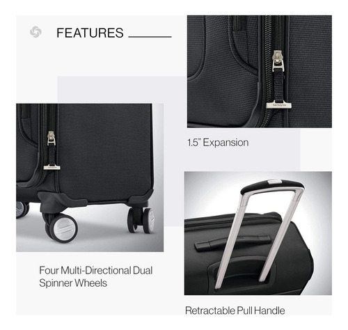 Samsonite Solyte Dlx Softside Luggage Expandible Con Ruedas