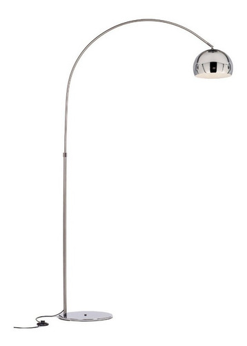 Lampara Pie Arco Acero Moderna Movil 1 Luz E27 Led