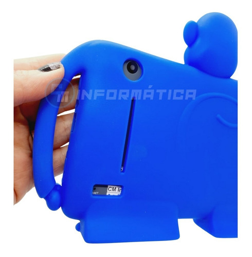 Imagen 5 de 10 de Funda Para Tablet 7 Pulgadas Antigolpes De Silicona Monito