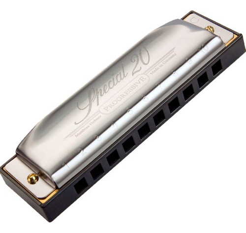 Armonica  Hohner Special 20 Marine Band C/estuche En Si B