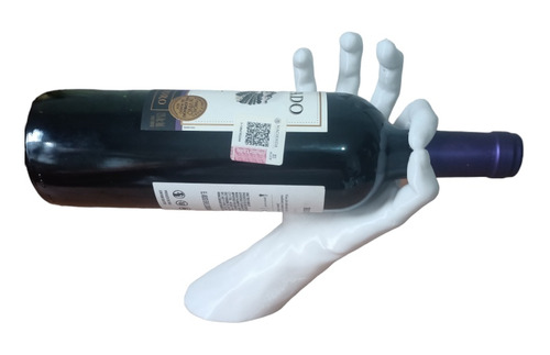 Porta Botella Soporte Base Vino Regalo Unico Mano Flotante