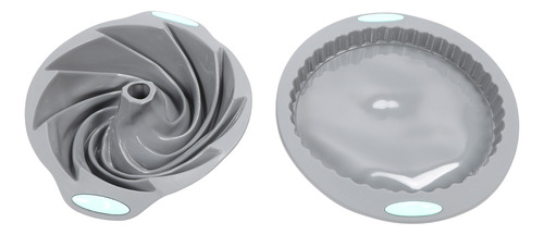 Molde Para Tartas Estriado De Silicona De Primera Calidad, V