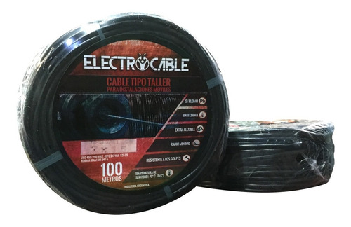 Cable Tipo Taller 2x2.5mm2 X 100 Metros