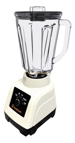 Licuadora 750w Vidrio 2l Perilla 3vel Bosstech B3 Beige