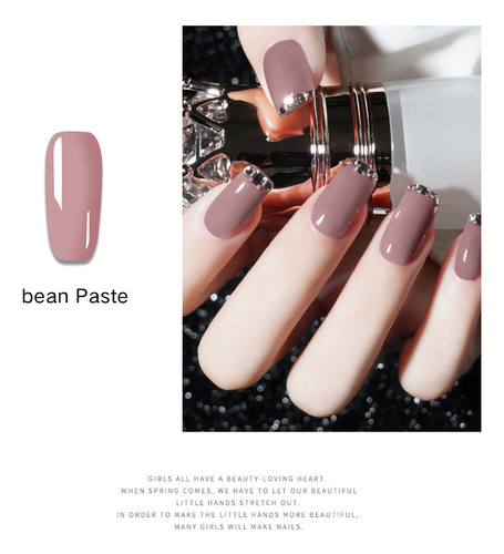 Hg Pegamento De Extensión De Uñas De Color Sólido