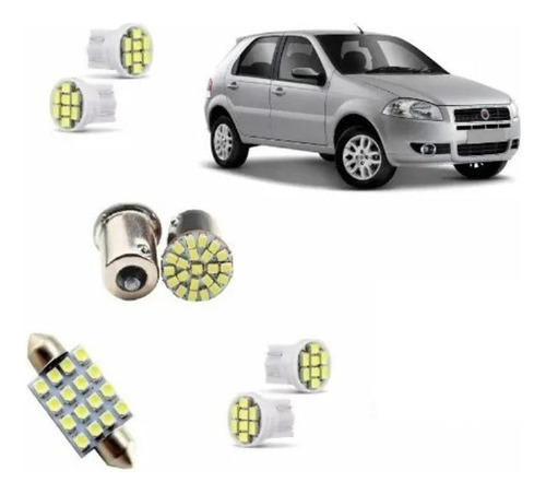 Kit Lampada Led Fiat Palio 2012 2013 2014 2015 2016