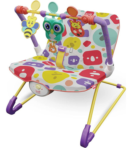 Silla Mecedora Musical, Silla Vibradora Con Juguetes Bouncer