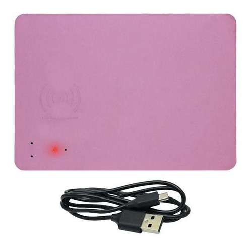 Alfombrilla De Ratón Ergonómica, Mxcgp-001, Entrada 9v, 1a, Color Rosa