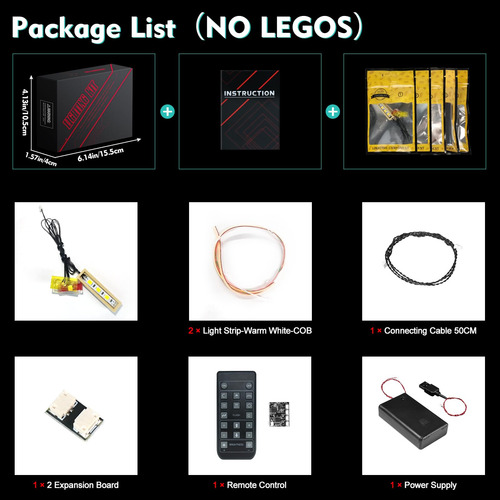 Kit De Luces Locolee Led Compatible Con Lego Young Simba Lio