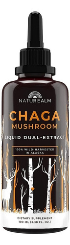 Hongo Chaga Extracto En Gotas 100ml, Naturealm,