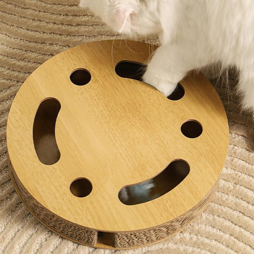 Cc Gato Pega Mouse'' Scratcher Board Cat Puzzle Scratcher