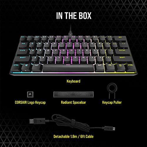 Teclado Mecanico Corsair K65 Rgb Mini 60% Teclado Mecánico P