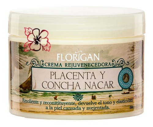 Crema Rejuvenecedora Placenta Y Concha Nácar 350g Florigan Tipo de piel Madura