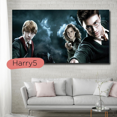 Imagen 7 de 10 de Cuadros Harry Potter 120x70 Varios Diseños Tela Canvas