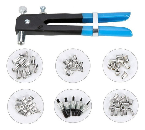 Kit Remachadora Tuerca 86 Pcs, M3 A M8 Remache Ciego