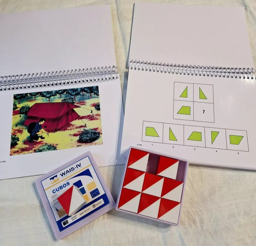 Cuadernillos De Estimulos Wais Iv + Set De Cubos Kohs