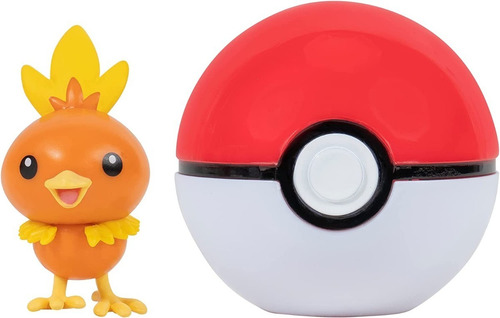Torchic 4cm + Pokebola 7cm Pokemon Jazwares