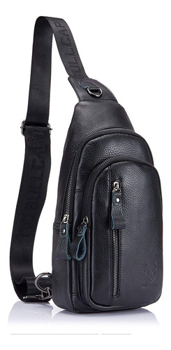 Bolso Bandolera Cuero Cruzado Para Hombro Mochila Casual M