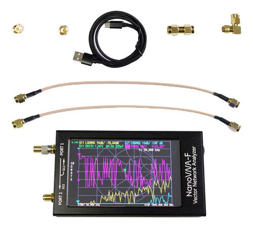 Nuevo Analizador De Antena De Red Vectorial Nanovna-f Mf Hf