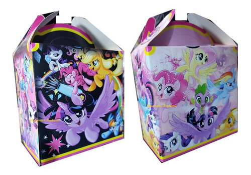 My Little Pony Pack 100 Dulceros Cajitas Bolo Feliz C Envio