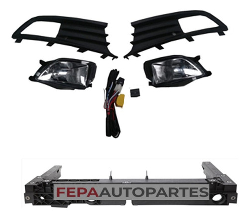 Kit Faros Auxiliares Antinieblas Vw Gol Trend 13 / 16 G6