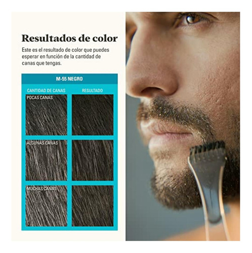 Just For Men Tinte Colorante En Gel Para Barba Y Bigote,