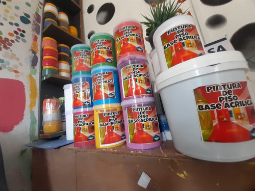 Imagen 2 de 10 de Pintura Para Piso Alto Tránsito Rosol 1000 Ml